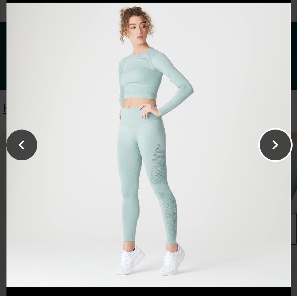 5/25$ - Women's Acid Wash Seafoam Leggings